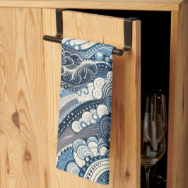 ザホームスタジオインディゴ開花 キッチンタオル