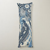 ザホームスタジオインディゴ開花 ボディピロー (裏面 (縦))