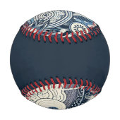 ザホームスタジオインディゴ開花 野球ボール (裏面)