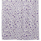 ザホームスタジオラベンダー開花 シャワーカーテン (正面)