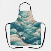 ザホームスタジオ海波形スワール エプロン (正面)