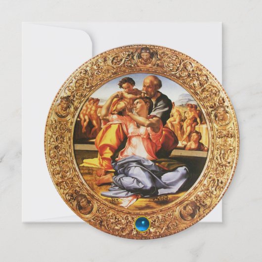 ザホーリーファミリークリスマスサファイアジェムパーティー 招待状 (正面)