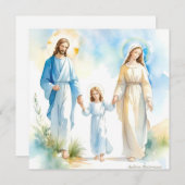 ザホーリーファミリーフラットカード (正面/裏面)