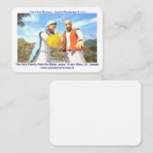 ザホーリーファミリー – 出生ホリー プレイスカード (正面/裏面)