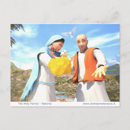 ザホーリーファミリー – 出生 ポストカード (正面)