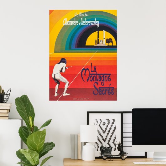 ザホーリーマウンテン1973アレハンドロジョドロフスキーフランスの ポスター (ホームオフィス)