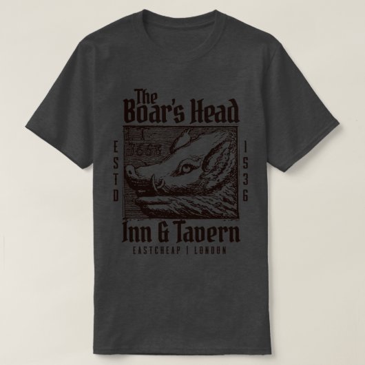 ザボアーズヘッドインアンドタバーン Tシャツ (デザイン正面)