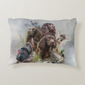 ザボイキンスパニエル犬 アクセントクッション (裏面)