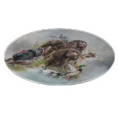 ザボイキンスパニエル犬 カッティングボード (角)