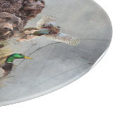 ザボイキンスパニエル犬 カッティングボード (角)