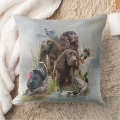 ザボイキンスパニエル犬 クッション (ブランケット)