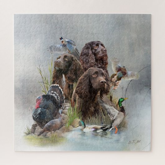 ザボイキンスパニエル犬 ジグソーパズル (縦)