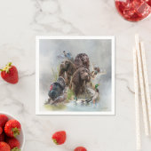 ザボイキンスパニエル犬 スタンダードカクテルナプキン (インサイチュ)