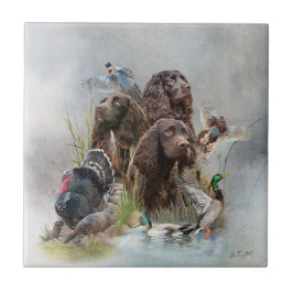 ザボイキンスパニエル犬 タイル