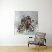 ザボイキンスパニエル犬 タペストリー (インサイチュ)