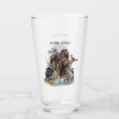 ザボイキンスパニエル犬 タンブラーグラス (裏面)