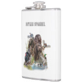 ザボイキンスパニエル犬 フラスク (左)