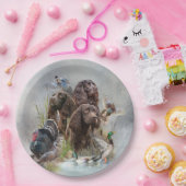 ザボイキンスパニエル犬 ペーパープレート (パーティー)