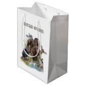 ザボイキンスパニエル犬 ミディアムペーパーバッグ (裏面アングル)