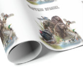 ザボイキンスパニエル犬 ラッピングペーパー (ロールコーナー)