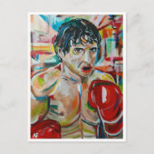 ザボクサー絵を描ズバイアルフレッドキツネ ポストカード (正面)