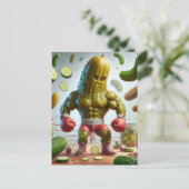 ザボクシングピッおもしろいク ポストカード (スタンド正面)