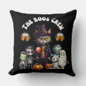 ザボスクルー面白いハロウィーンブーズ クッション (正面)