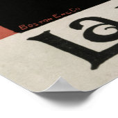 ザボストンサンデーヘラルドヴィンテージ ポスター (角)