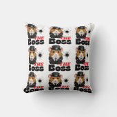 ザボスハムスターかわいいプリント クッション (正面)