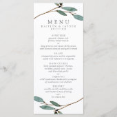 ザボタニカルブリス結婚のコレクションメニュー メニュー (正面)