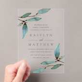 ザボタニカルブリス結婚ズコレクション アクリル招待状 (インサイチュ (ポータブル))