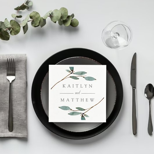 ザボタニカルブリス結婚ズコレクション スタンダードカクテルナプキン