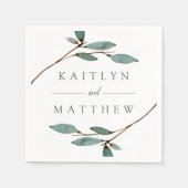 ザボタニカルブリス結婚ズコレクション スタンダードカクテルナプキン (正面)