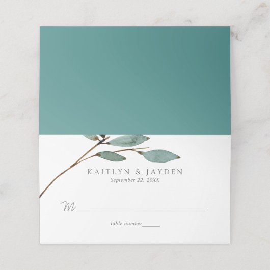 ザボタニカルブリス結婚ズコレクション プレイスカード (外部開封)