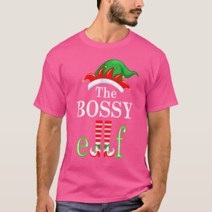 ザボッシー小妖精や小人ファミリーマッチンググループクリスマスパハ Tシャツ