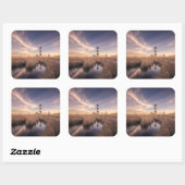 ザボディーアイランドライトハウスアットサンセット スクエアシール (シート)