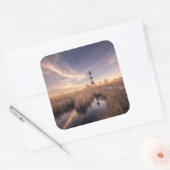 ザボディーアイランドライトハウスアットサンセット スクエアシール (封筒)