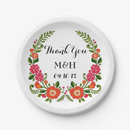 ザボヘミアン結婚サマーコレクション ペーパープレート