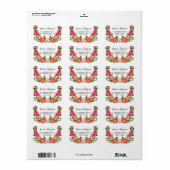 ザボヘミアン結婚サマーコレクション ラベル (フルシート)