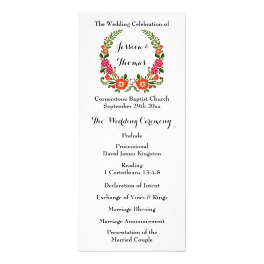 ザボヘミアン結婚サマーズコレクション – プログラム (正面)