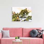 ザボルインクエナーズバイドミニク・ダンドレア キャンバスプリント (インサイチュ (リビング))