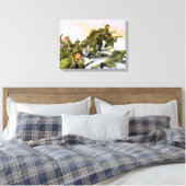 ザボルインクエナーズバイドミニク・ダンドレア キャンバスプリント (インサイチュ (寝室))