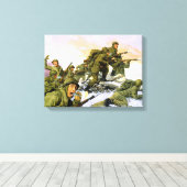 ザボルインクエナーズバイドミニク・ダンドレア キャンバスプリント (インサイチュ (ウッドフロア))