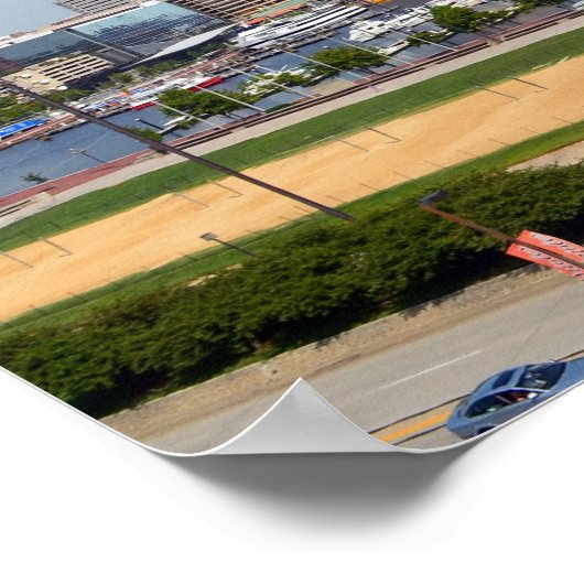 ザボルチモア内港 ポスター (角)