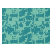 ザボルトブルー抽象芸術 テーブルクロス (正面(横))