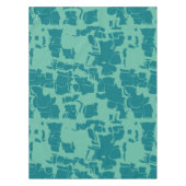 ザボルトブルー抽象芸術 テーブルクロス (正面)