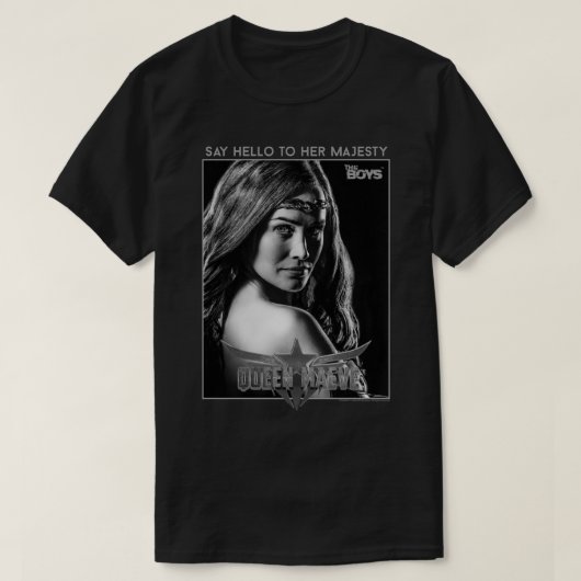 ザボーイズクイーンメイヴポートレートスワ Tシャツ (デザイン正面)