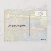 ザボートバイピエール – オーギュストルノアール ポストカード (裏面)