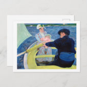 ザボートパーティーメアリーカッサット ポストカード (正面/裏面)