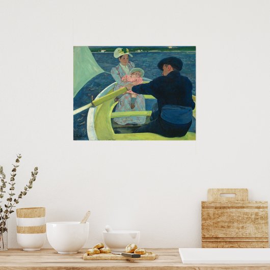 ザボートパーティー – メアリーカッサットファインアートポスター ポスター (キッチン)